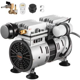 VEVOR Aerator, 550W Power 5.2CFM for Up to 3 Acre 50' Includes 3/4 HP Compressor & Timer & Valves, Air Compressor for Deep Water Oxygen Circulati