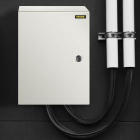 NEMA Steel Enclosure, 16 X 12 X 8'' NEMA 4X Steel Electrical Box, IP66 Waterproof & Dustproof, Outdoor/Indoor Electrical Junction Box, With Mount (Option: Grey)